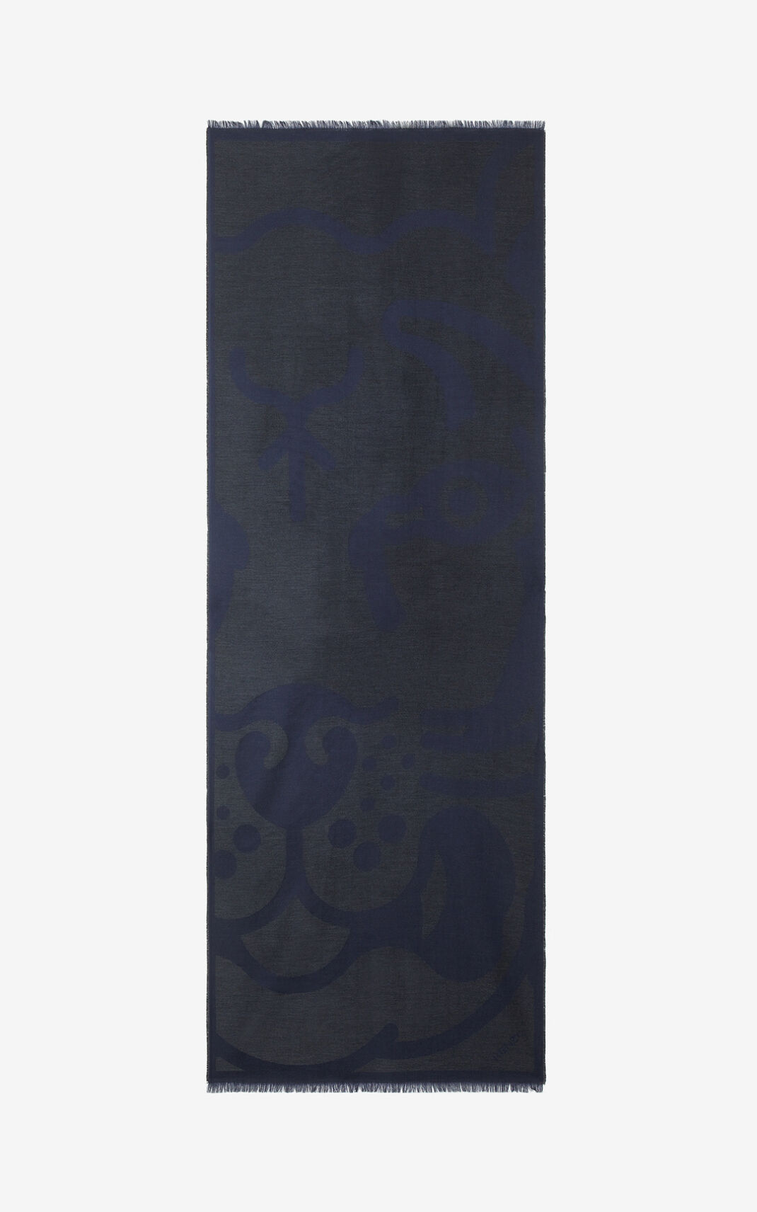 Bufanda Kenzo K Tiger wool Mujer Azules Oscuro - SKU.3603736